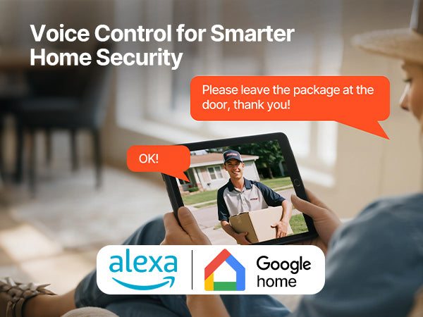 Works with Alexa and Google Assistant